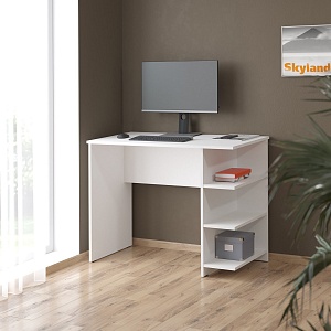 Стол компьютерный COMP CD 1050, белый, 100х50х75 см